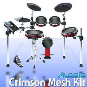 Alesis 알레시스 전자드럼 Crimson Mesh Kit (헤드폰+의자+스틱+매트 증정!)뮤직메카